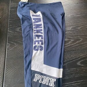 Victoria Secret Pink, NY Yankees leggings